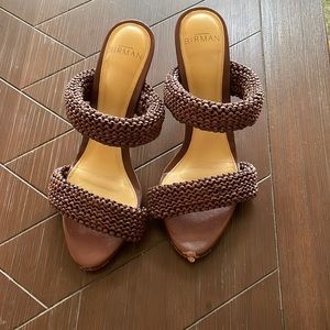 Alexandre Birman Alessia Woven Stiletto Heels